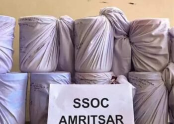 पंजाब में नशे की बड़ी खेप बरामद, 105 किलो हेरोइन के साथ विदेशी तस्करी नेटवर्क का पर्दाफाश