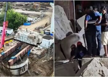 गुजरात में बुलेट ट्रेन परियोजना के निर्माण स्थल पर एक बड़ा हादसा हो गया, जिसमें एक मजदूर की मौत हो गई