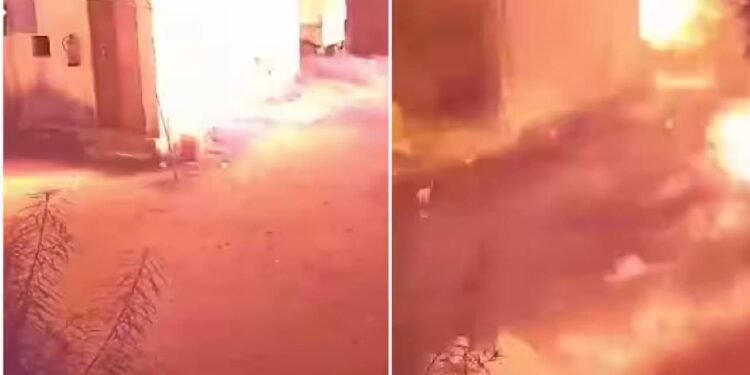 जयपुर हाईवे टैंकर दुर्घटना: विस्फोट जिसमें 7 लोगों की मौत कैमरे में कैद हुई