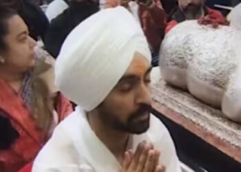 दिलजीत दोसांझ ने दिल-लुमिनाती कॉन्सर्ट के बाद उज्जैन के महाकालेश्वर मंदिर में आशीर्वाद लिया