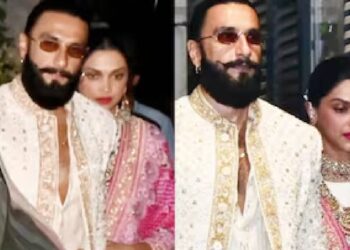 दीपिका पादुकोण और रणवीर सिंह ने एथनिक परिधानों में शानदार अंदाज में प्रस्तुति दी