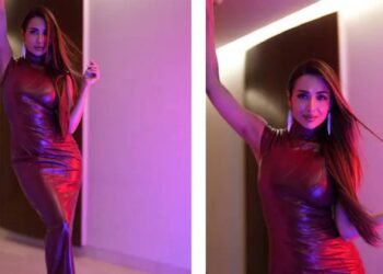 मलाइका अरोड़ा ने अपनी परफेक्ट रेड बोर्डो लेदर ड्रेस के साथ फैशन को फिर से परिभाषित किया