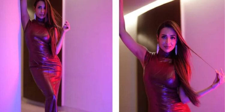 मलाइका अरोड़ा ने अपनी परफेक्ट रेड बोर्डो लेदर ड्रेस के साथ फैशन को फिर से परिभाषित किया