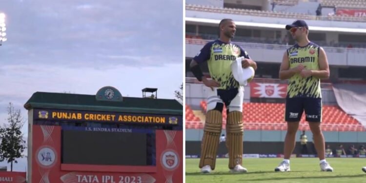 Punjab Kings के खिलाड़ी चंडीगढ़ पहुंचे: मुल्लांपुर स्टेडियम में अभ्यास किया; 5 अप्रैल को RR से मुकाबला