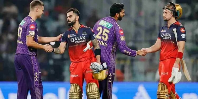 आरसीबी और केकेआर के बीच आज आमना-सामना, मौसम बिगाड़ सकता है मजा, बारिश की संभावना 34%