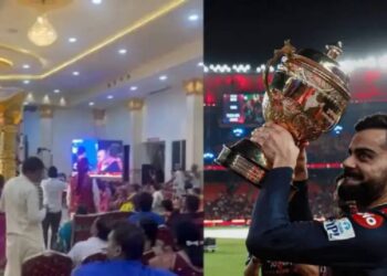 आरसीबी की ऐतिहासिक आईपीएल जीत के लिए शादी के मेहमानों ने कसमें छोड़ी: क्रिकेट का बुखार हावी हो गया | वायरल वीडियो