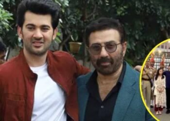 सनी देओल: बेटे करण के साथ अटारी बॉर्डर पहुंचे सनी देओल, बीएसएफ जवानों से की मुलाकात