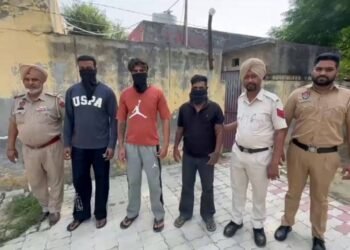 मोगा सीआईए स्टाफ को मिली बड़ी कामयाबी, पुलिस ने 8 पिस्तौल और 5 जिंदा कारतूस के साथ 3 लोगों को किया गिरफ्तार