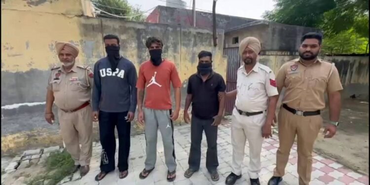 मोगा सीआईए स्टाफ को मिली बड़ी कामयाबी, पुलिस ने 8 पिस्तौल और 5 जिंदा कारतूस के साथ 3 लोगों को किया गिरफ्तार