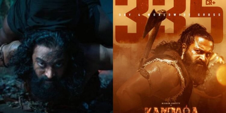 कंटारा: चैप्टर 1 ने बॉक्स ऑफिस पर तोड़े रिकॉर्ड, 4 दिनों में दुनिया भर में ₹335 करोड़ की कमाई