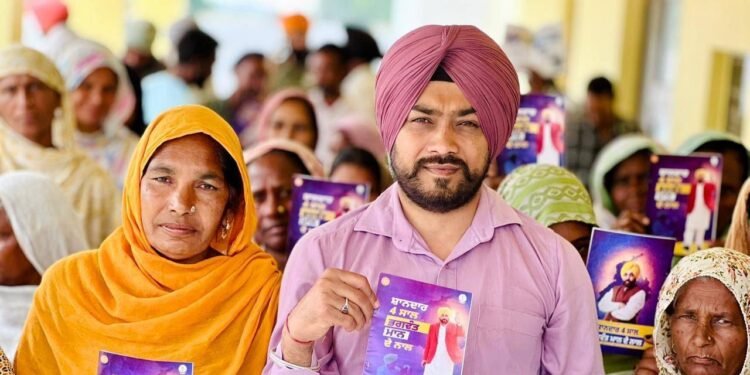 चार साल पूरे होने पर मान सरकार मैदान में, घर-घर पहुंचा रिपोर्ट कार्ड, 2027 के लिए मांगा भरोसा