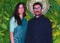 आमिर खान प्री वेडिंग समारोह में गर्लफ्रेंड गौरी संग पहुंचे, सूट और साड़ी लुक चर्चा में