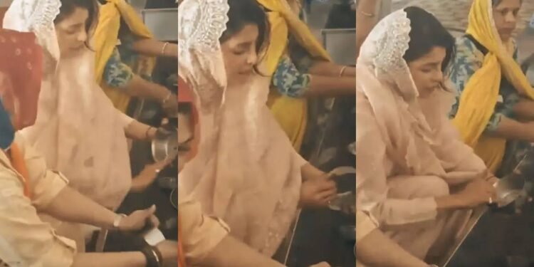 प्रियांका चोपड़ा अमृतसर में श्री दरबार साहिब सेवा करती दिखीं, वीडियो हुआ वायरल
