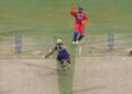 IPL 2026 में बड़ा विवाद, KKR के बल्लेबाज को अजीब तरीके से आउट दिया गया, मैदान पर दिखा हाई वोल्टेज ड्रामा